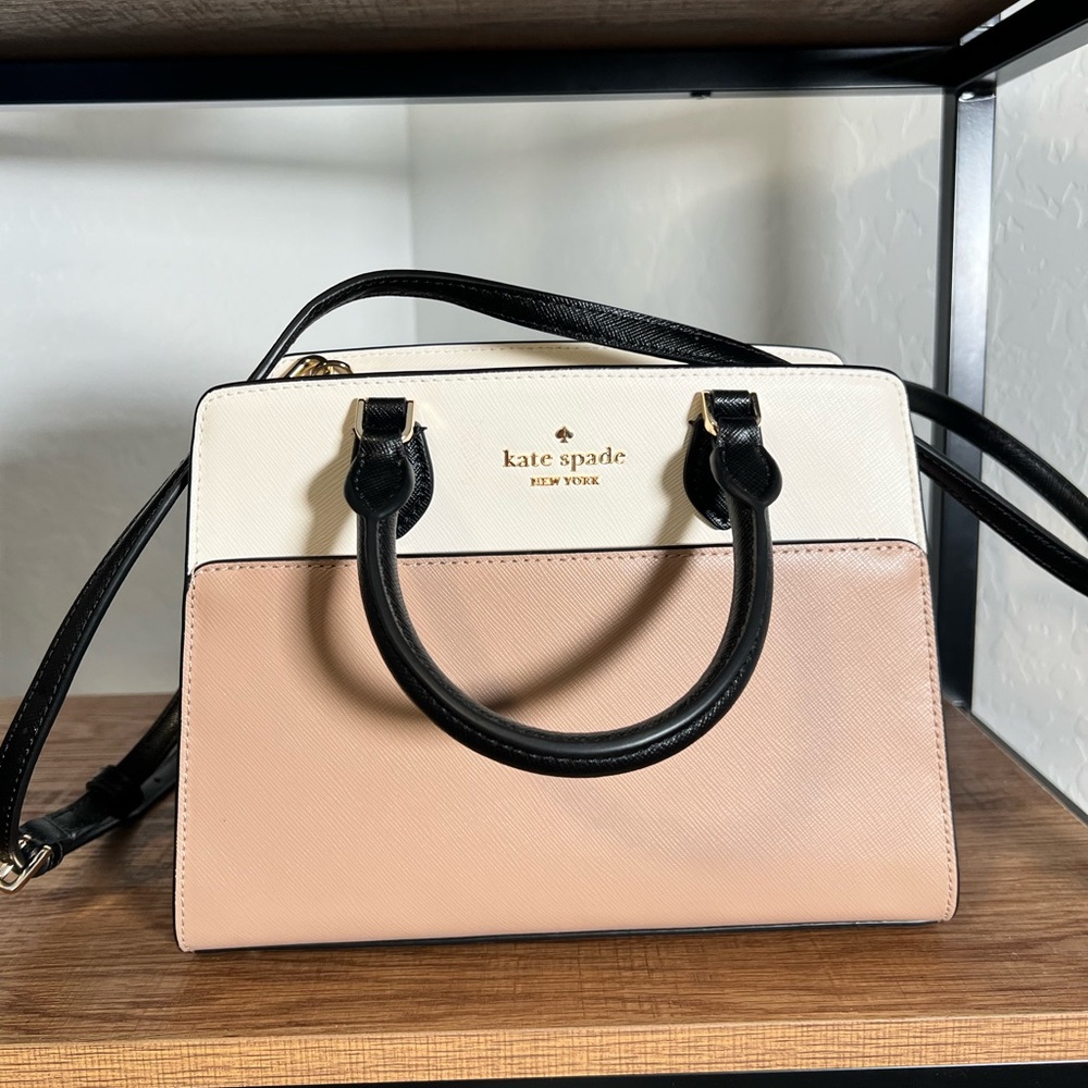 Kate Spade Madison Colorblock Leather Medium Satchel